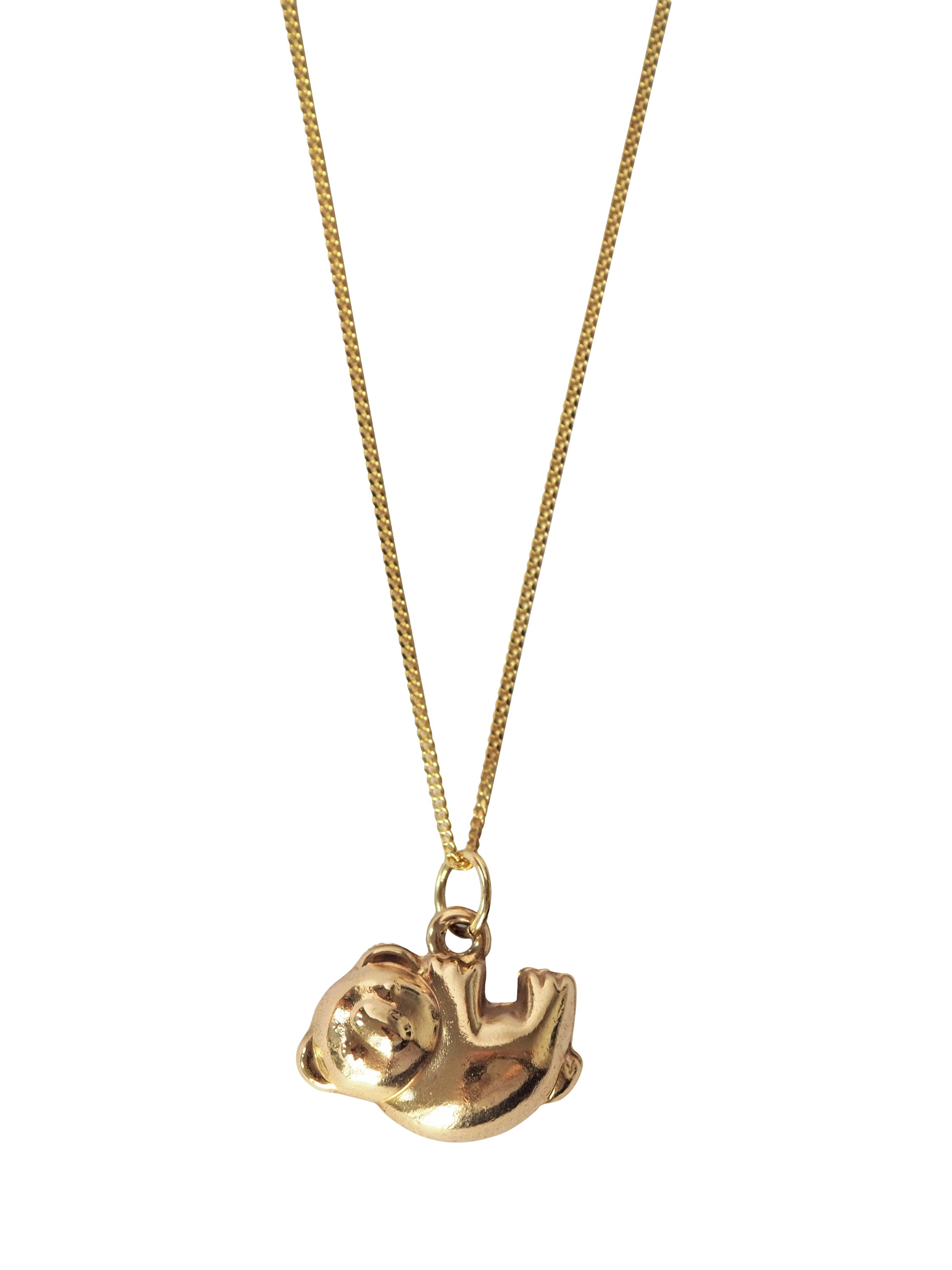 Product image 1 of 1, which shows L & T Heirlooms Pre-Loved 9ct Yellow Gold Koala Bear Pendant Necklace