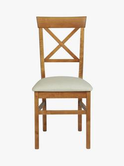 Laura Ashley Balmoral Pair of Dining Chairs, Honey - view 2, Honey