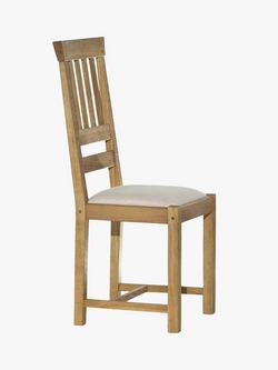 Laura Ashley Milton Dining Chair, Oak, Set of 2, Oak