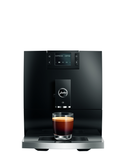 JURA C8 Coffee Machine, Black, Black