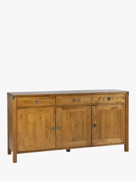 Laura Ashley Balmoral 3 Door 3 Drawer Sideboard, Honey, Honey