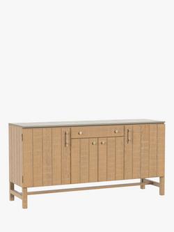 Laura Ashley Braystone 4 Door, 1 Drawer Sideboard, Washed Oak, Washed Oak