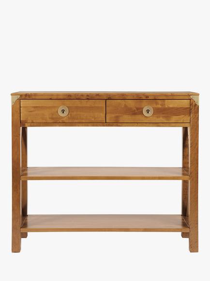 Laura Ashley Balmoral 2 Drawer Console Table, Honey - view 2, Honey