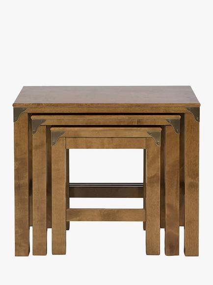 Laura Ashley Balmoral Nest of 3 Tables, Honey - view 2, Honey