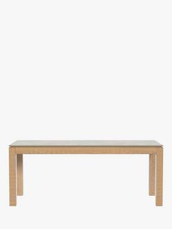 Laura Ashley Braystone 8 Seater Fixed Dining Table, Washed Oak - view 2, Washed Oak