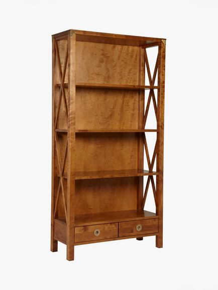Laura Ashley Balmoral 2 Drawer Single Bookcase, Honey, Honey