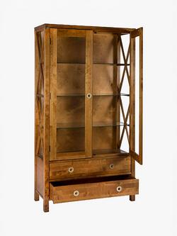 Laura Ashley Balmoral 2 Door 2 Drawer Display Unit, Honey, Honey