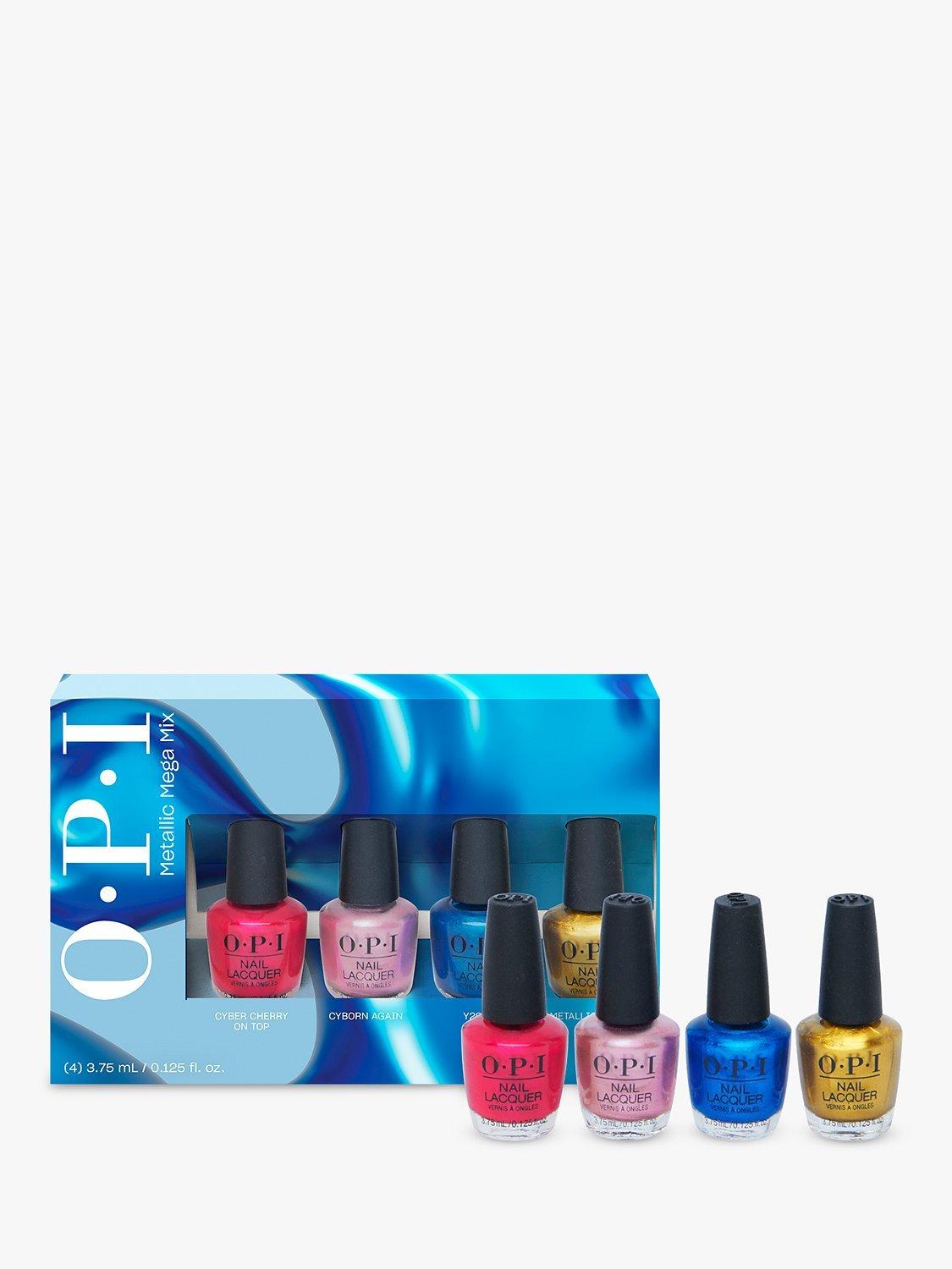 OPI Metallic Mega Mix Mini Nail Lacquer Set, 4 x 3.75ml