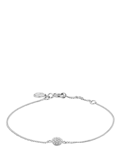 DPT Antwerp Galaxy Diamond Circle Bracelet, Silver