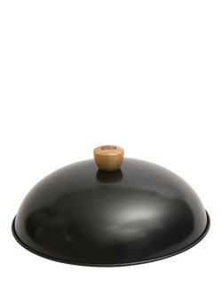 School Of Wok Carbon Steel Wok Lid, Black