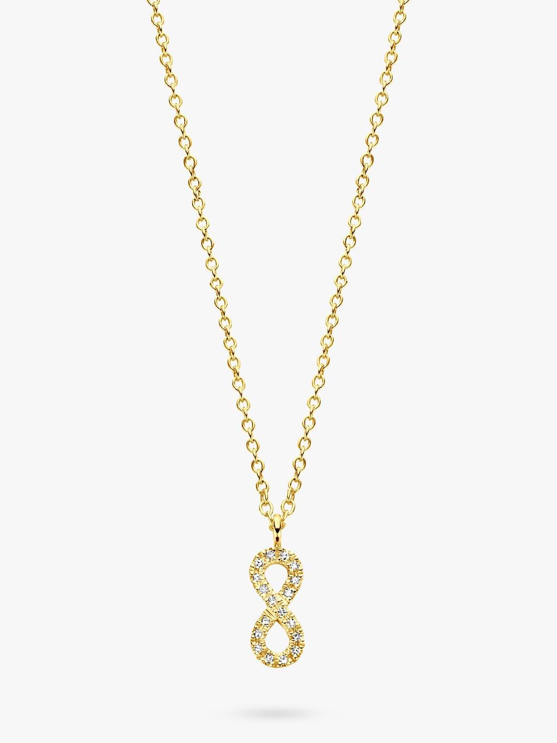 Product image 1 of 2, which shows DPT Antwerp Infinity Necklace, Gold