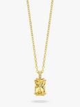 DPT Antwerp Yellow Citrine Necklace, Gold