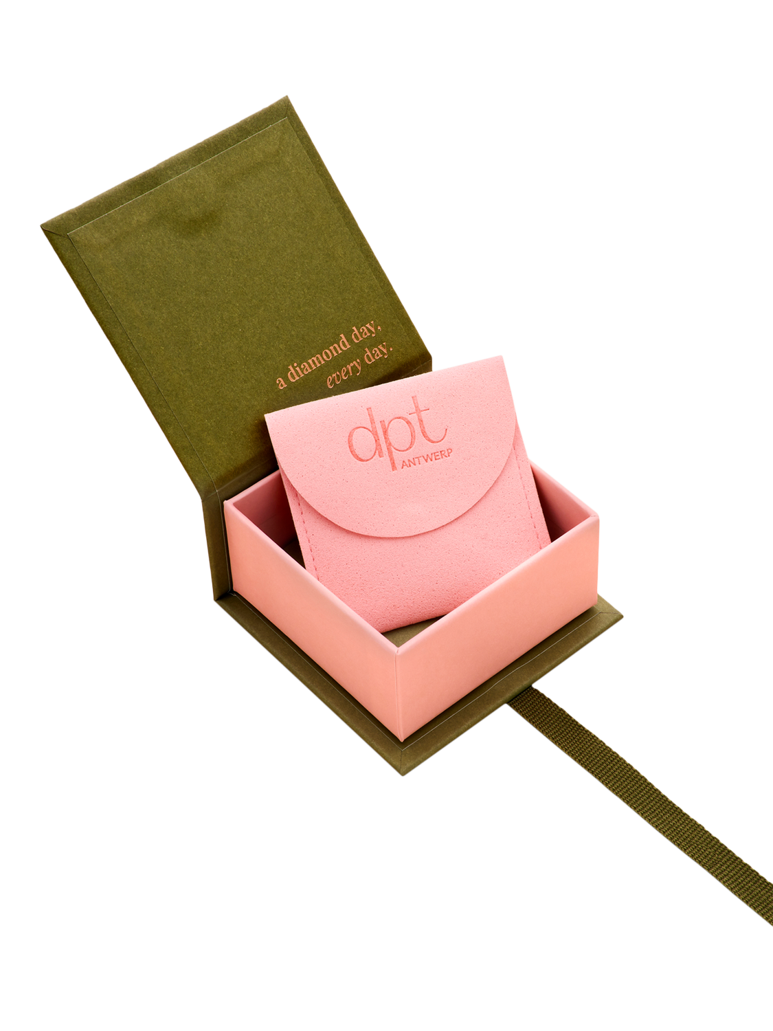 Product image 3 of 3, which shows DPT Antwerp Diopside Drop Earrings, Gold