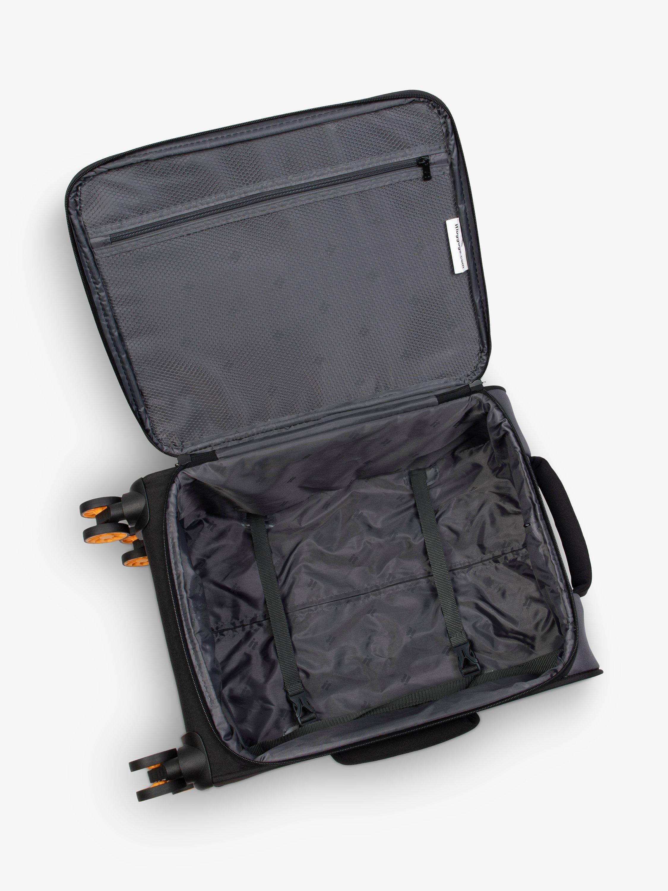 it luggage DuoTone 8 Wheel Large Suitcase 86L Pewter Black