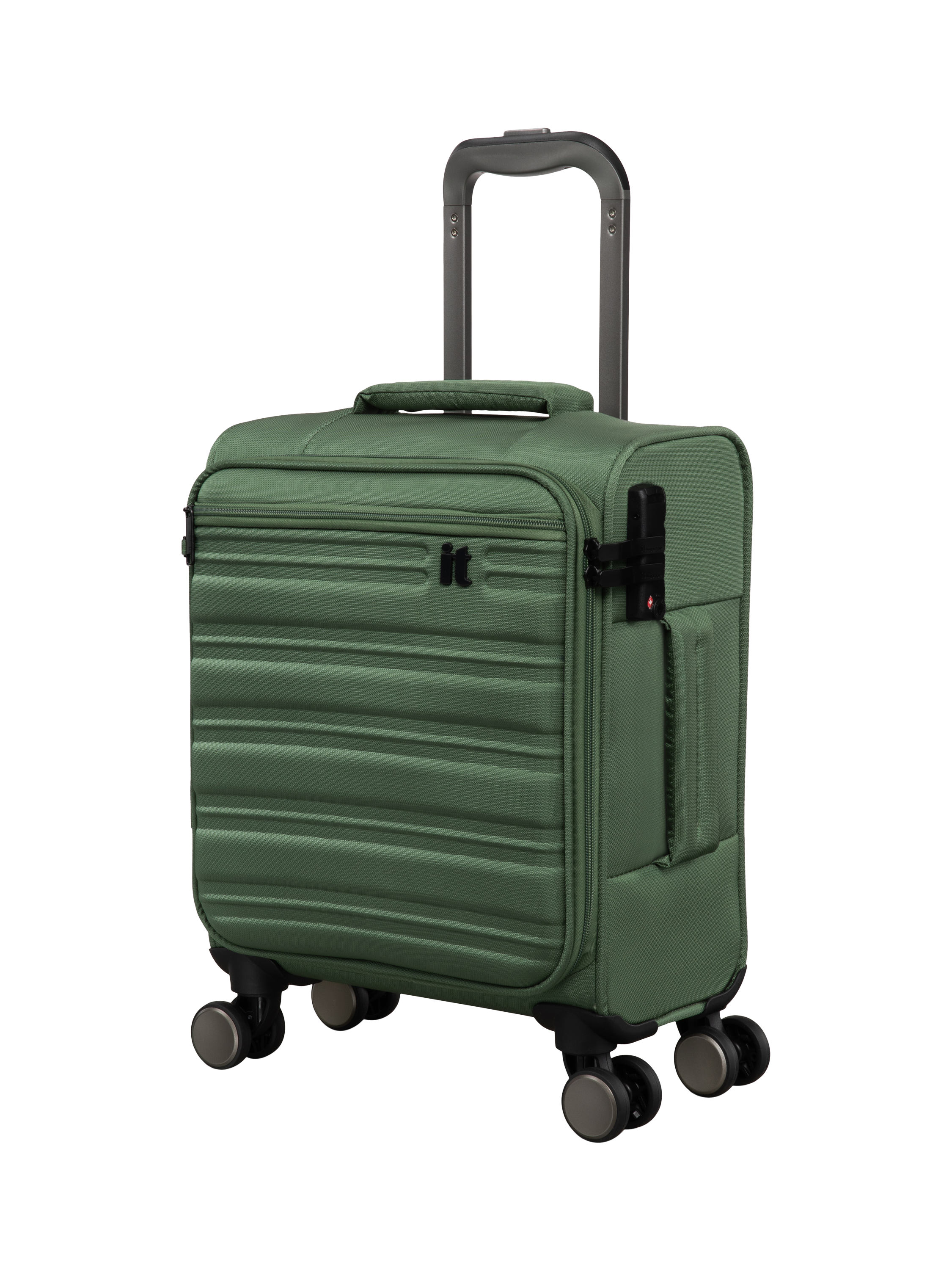 it luggage Fusional 4-Wheel 45cm Underseat Cabin Case, 25L, Green