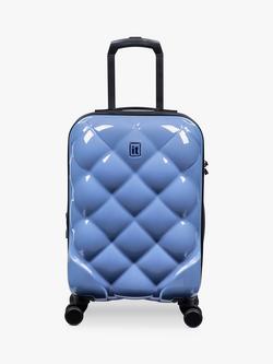 it luggage St Tropez Trois 8-Wheel 54cm Expandable Cabin Case, 48L - view 2, Blue