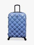 it luggage St Tropez Trois 8-Wheel 68cm Expandable Medium Suitcase, 96L, Blue