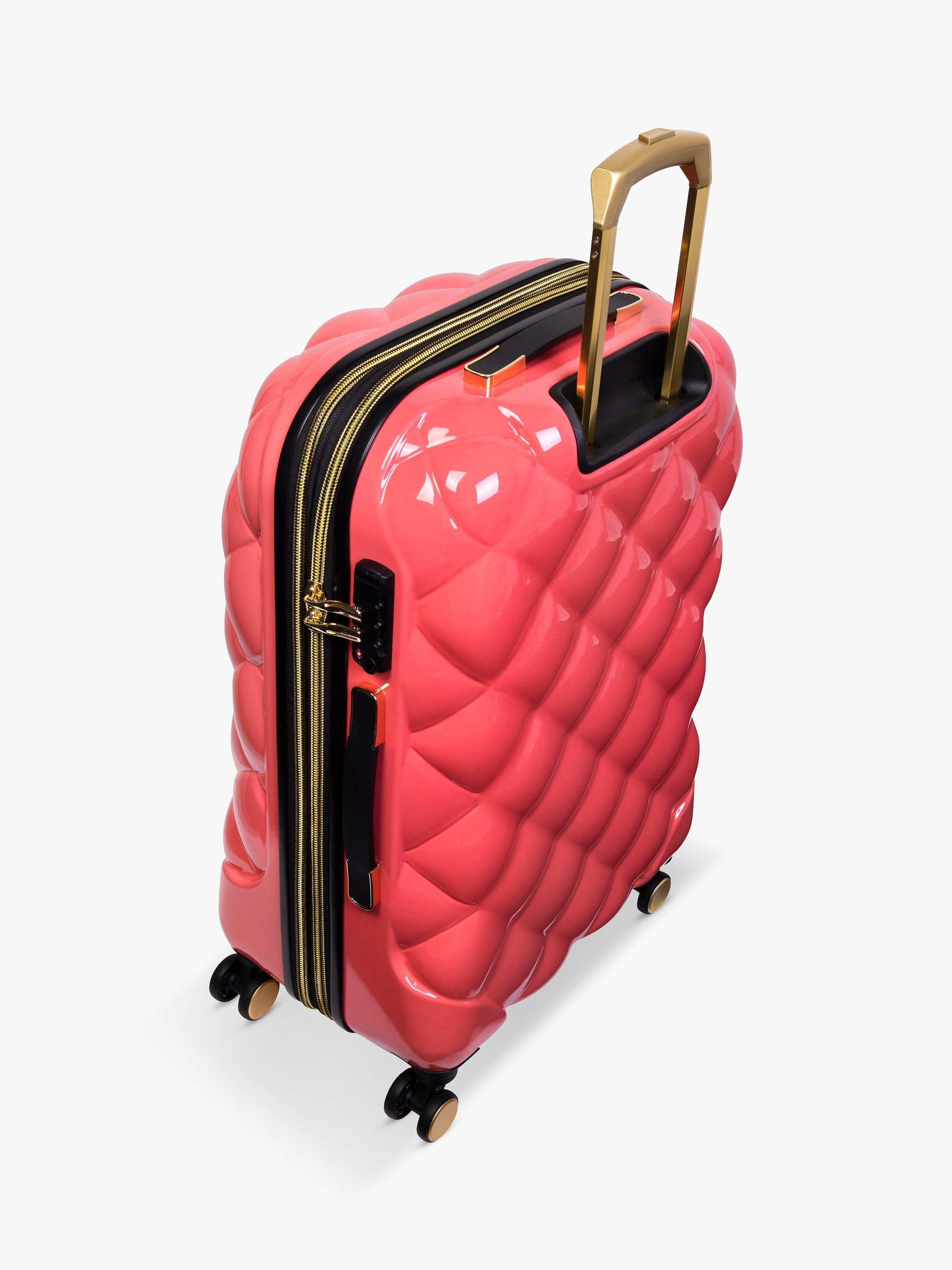 it luggage St Tropez Trois 8 Wheel 78cm Expandable Medium Suitcase 142L Coral