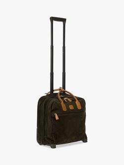 Bric's Life Carry-On Wheeled Laptop Suitcase Bag, Green Olive - view 2, Green Olive
