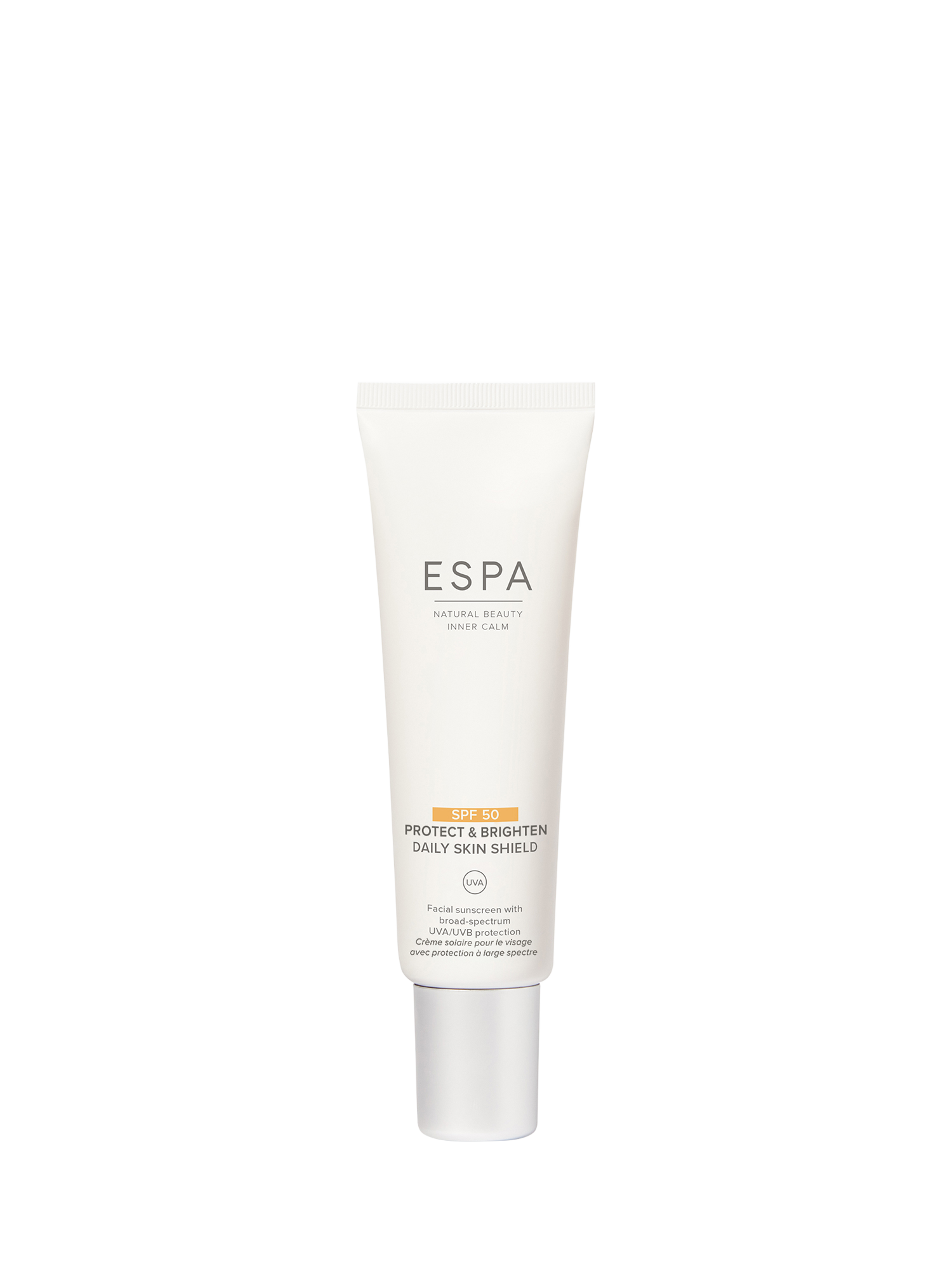 Product image 1 of 8, which shows ESPA Protect & Brighten Daily Skin Shield SPF 50, 50ml