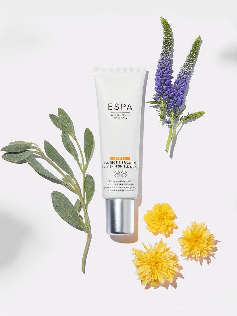 Product image 3 of 8, which shows ESPA Protect & Brighten Daily Skin Shield SPF 50, 50ml