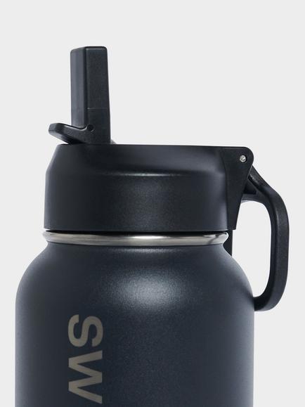Sweaty Betty Keep It Chill Straw Water Bottle, 950ml, Black - view 2, Black