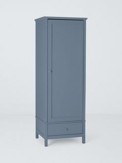 John Lewis Wilton Single Wardrobe, Denim Blue