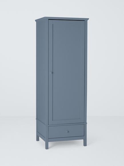 John Lewis Wilton Single Wardrobe, Denim Blue