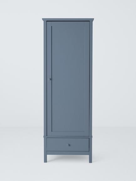 John Lewis Wilton Single Wardrobe - view 2, Denim Blue