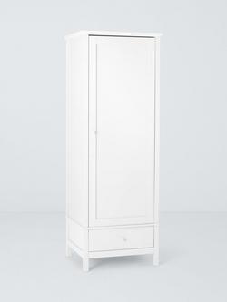 John Lewis Wilton Single Wardrobe, White
