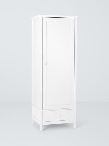 John Lewis Wilton Single Wardrobe, White