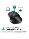 JLab Epic Wireless Bluetooth Mouse, Black