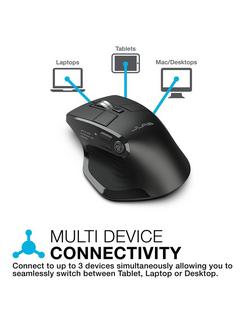 JLab Epic Wireless Bluetooth Mouse, Black - view 2, Black