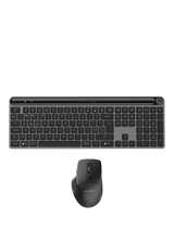 JLab Epic Wireless Bluetooth Keyboard & JBuds Mouse Set, Black