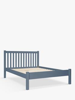 John Lewis Wilton Bed Frame, King Size, Denim Blue