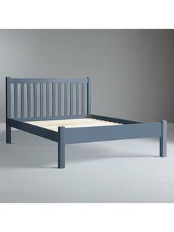 John Lewis Wilton Bed Frame, King Size - view 2, Denim Blue
