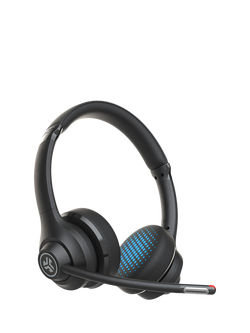 JLab Go Work Wireless On-Ear Headset, Black, Black