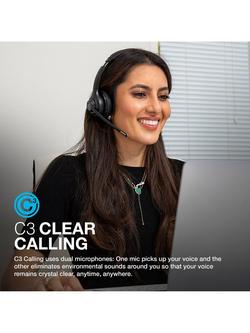 JLab Go Work Wireless On-Ear Headset, Black - view 2, Black