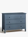 John Lewis Wilton 3 Drawer Chest, Denim Blue