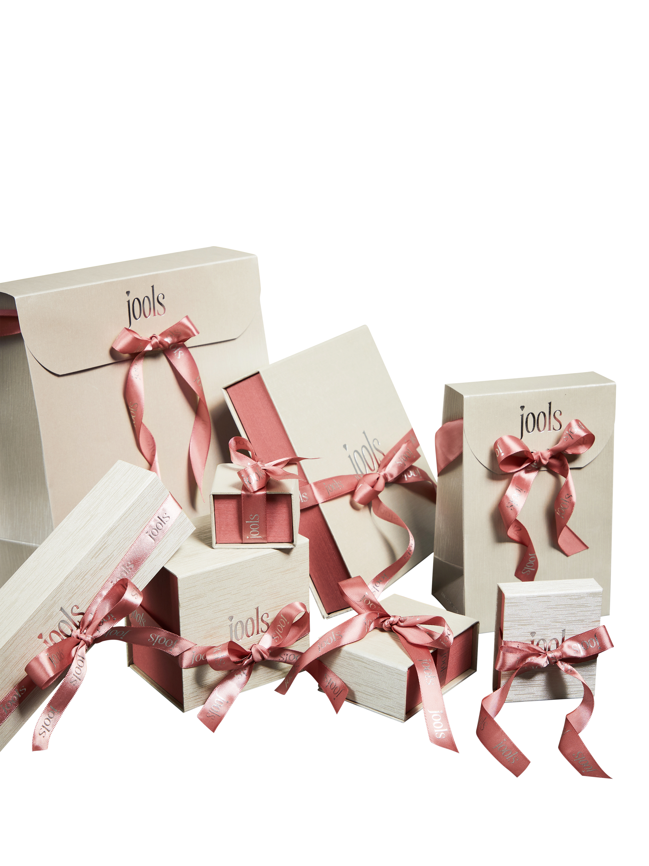 Product image 2 of 2, which shows Jools by Jenny Brown Sterling Silver Cubic Zirconia Small Flower Drop Earrings, Rose Gold/Silver