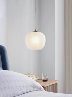 John Lewis Magnolia Pendant Ceiling Light, Antique Brass - view 2, Antique Brass