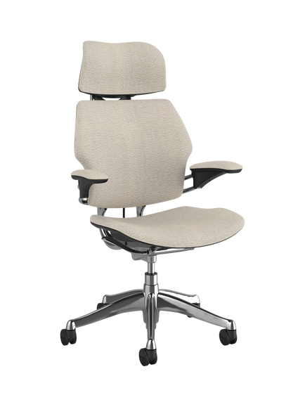 Humanscale Freedom Office Chair, Ivory Boucle, 0200 Ivory