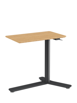 Humanscale Float Mini Height Adjustable Desk - view 2, Black Bamboo