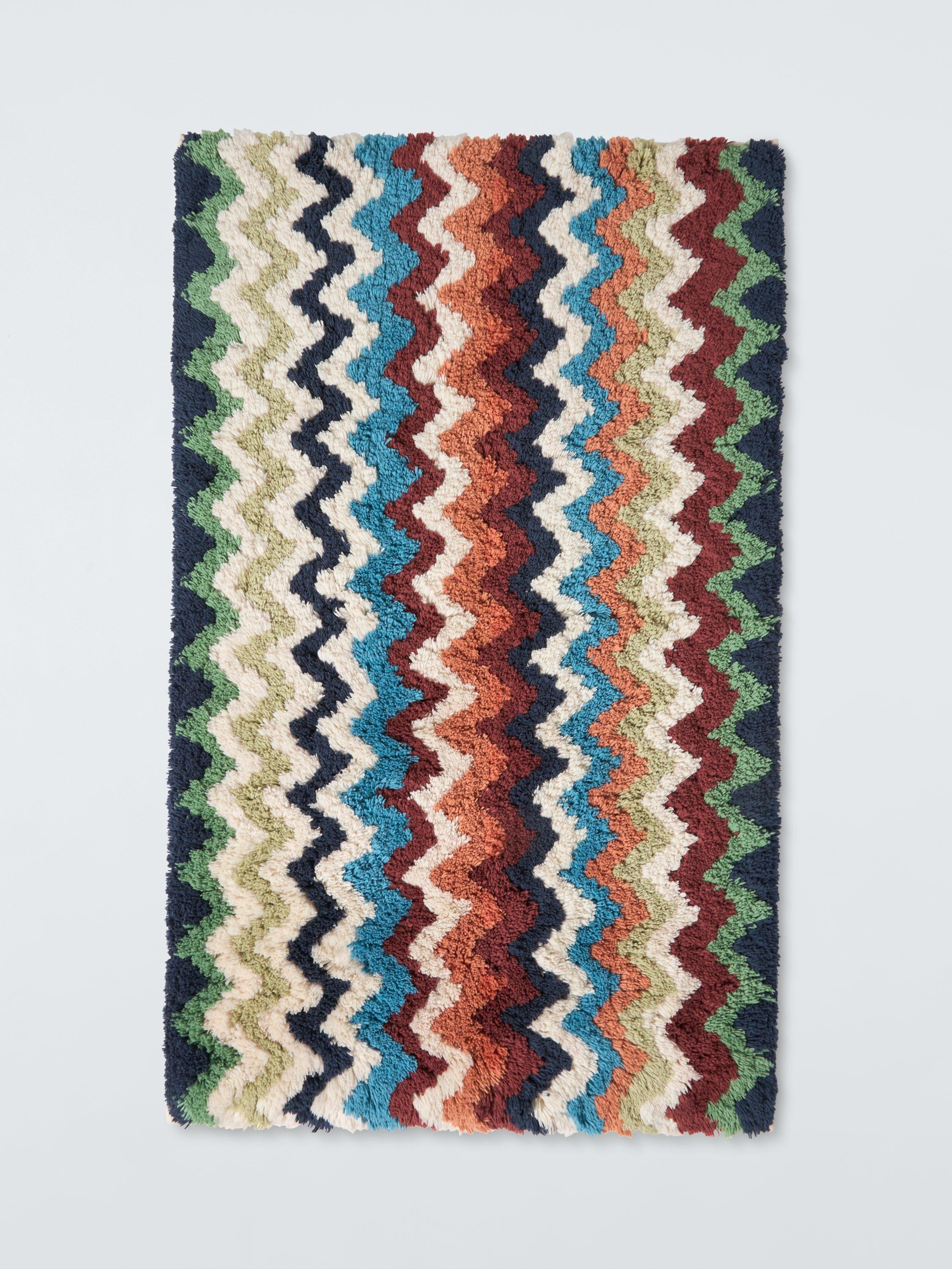 John Lewis Tufted Chevron Bath Mat, Multi