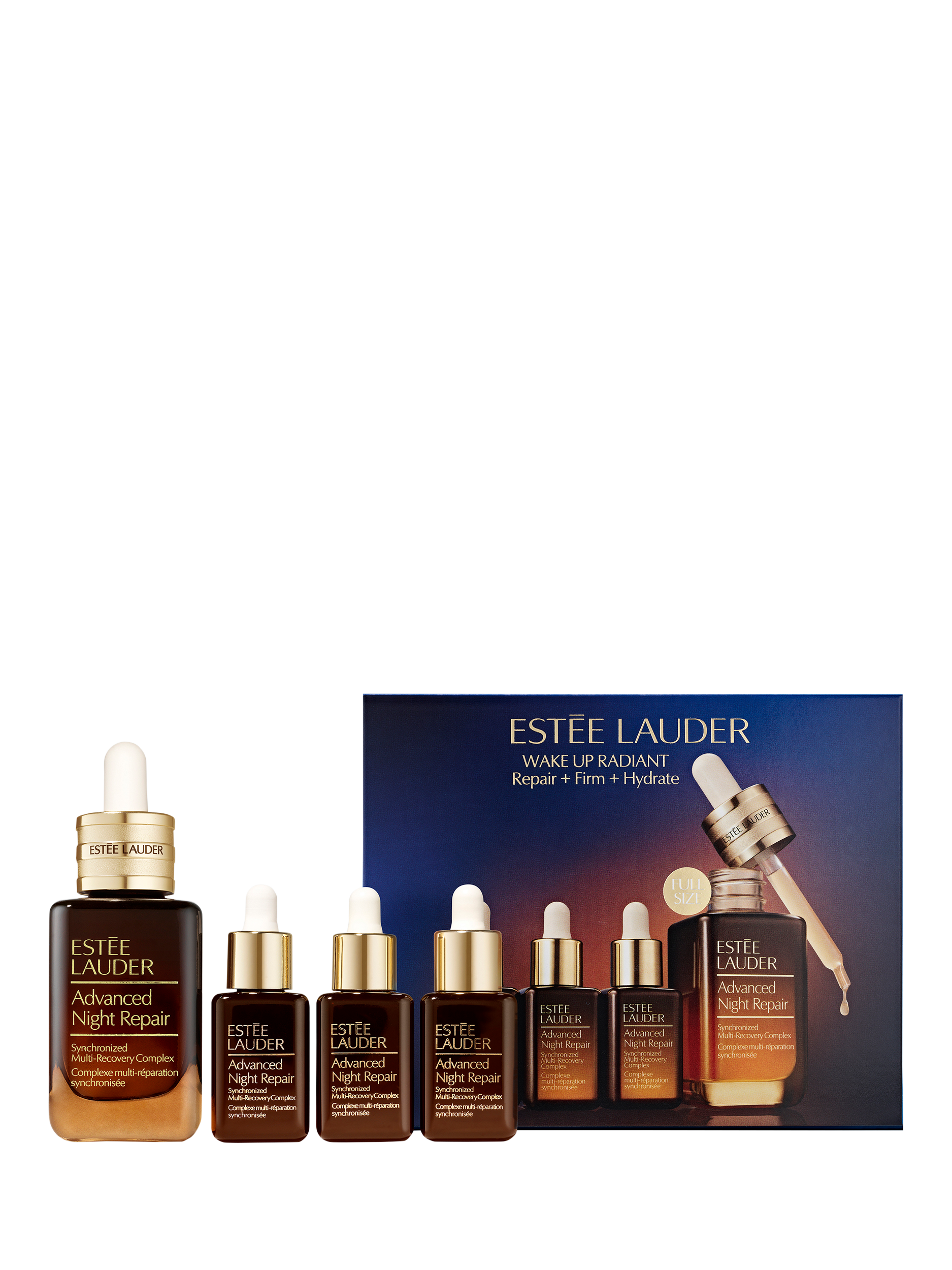 Estée Lauder Wake Up Radiant Advanced Night Repair Serum 4-Piece Skincare Gift Set