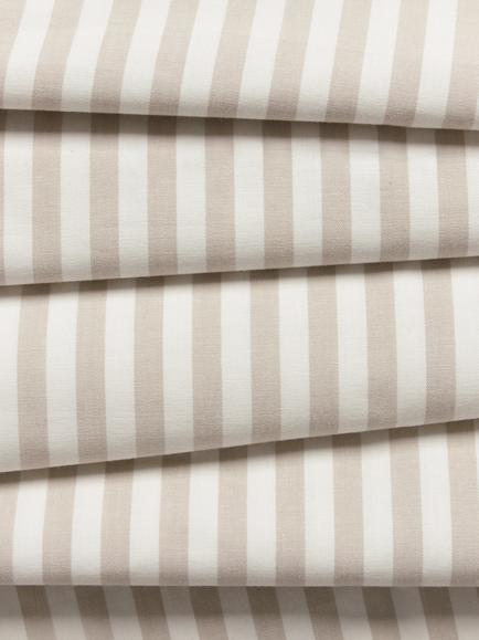 John Lewis Conwy Woven Stripe Furnishing Fabric - view 2, Putty