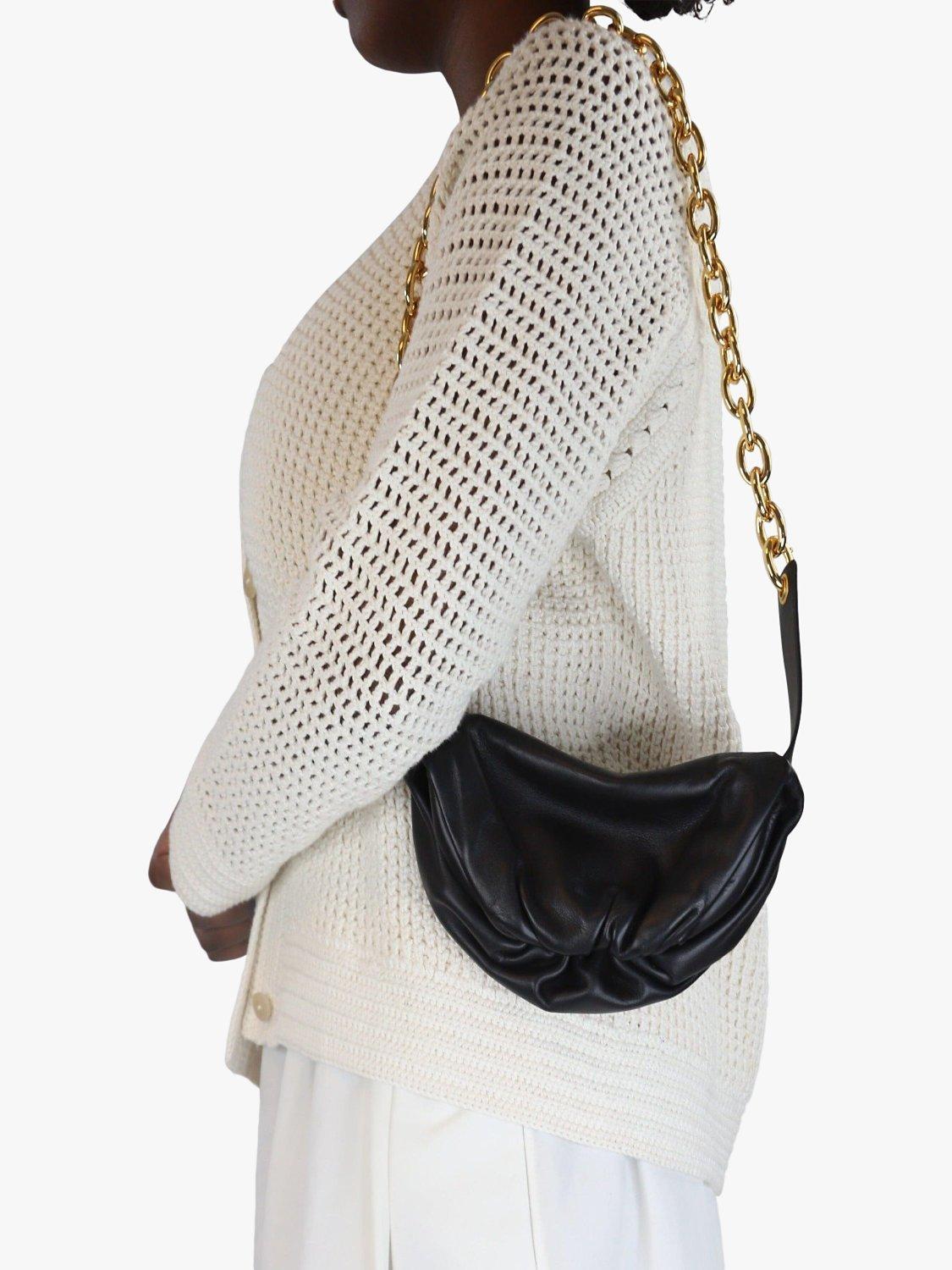 Pre-loved Bottega Veneta Pouch Chain Bag, Black