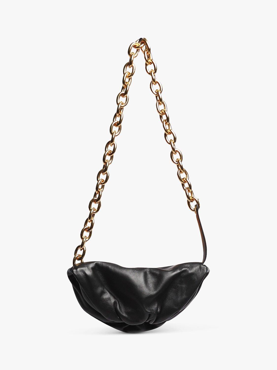 Pre-loved Bottega Veneta Pouch Chain Bag, Black