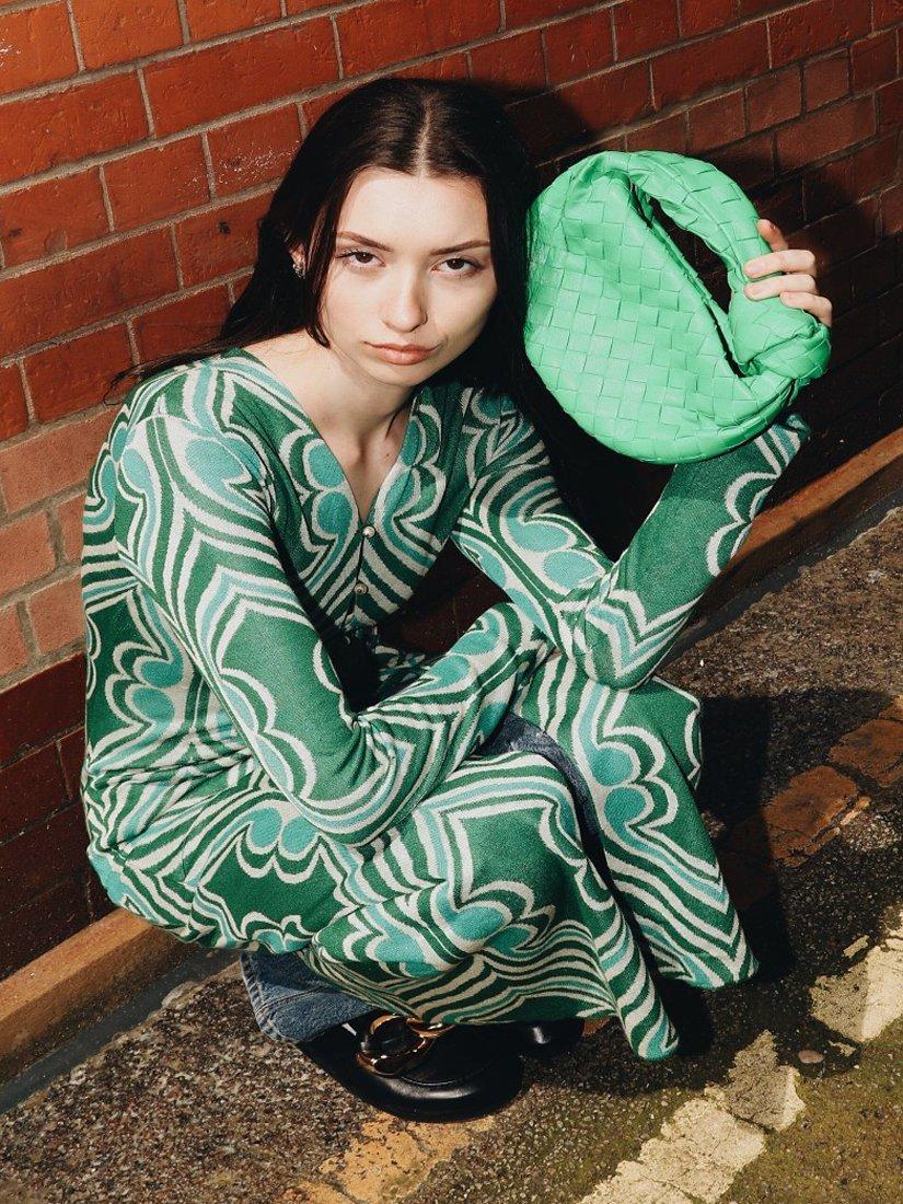 Product image 2 of 6, which shows Pre-loved Bottega Veneta Jodie Mini Bag, Green