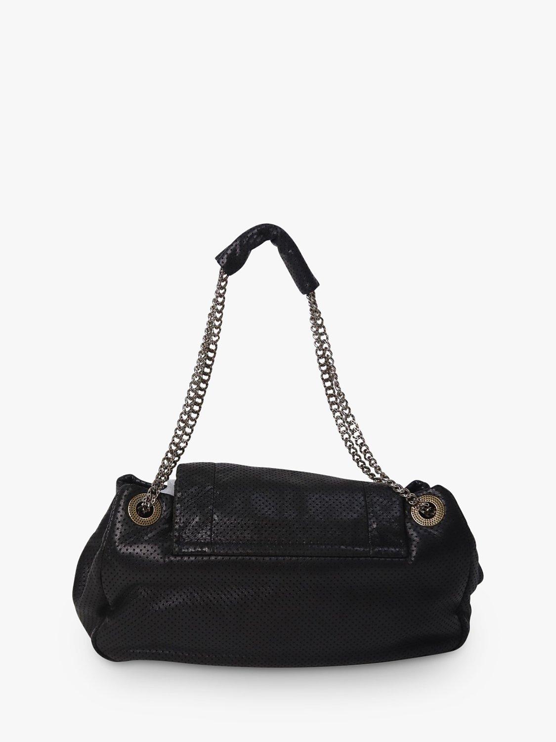 Product image 3 of 7, which shows Pre-loved CHANEL 2006-2008 Perforated Drill Accordion Bag, Black